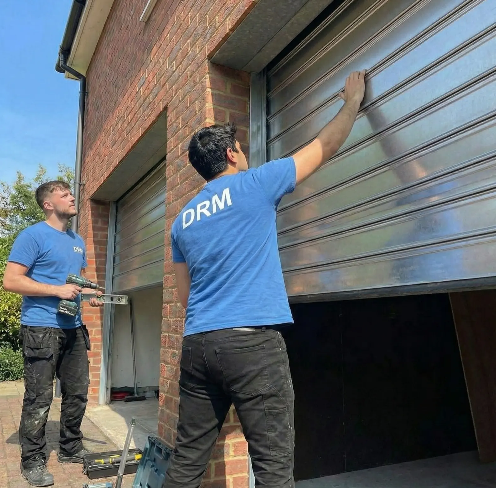 DRM Le Tholonet preparation chantier Preparation intervention rideau metallique a Le Tholonet